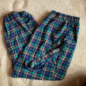 Shein Green Plaid Balloon Pants